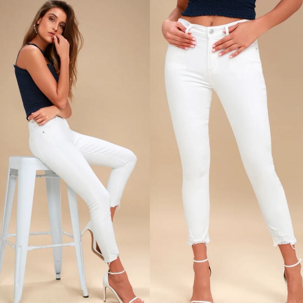 NEW Agolde Sophie High rise skinny crop in sanction